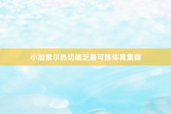 小加索尔热切端乏善可陈体育集锦