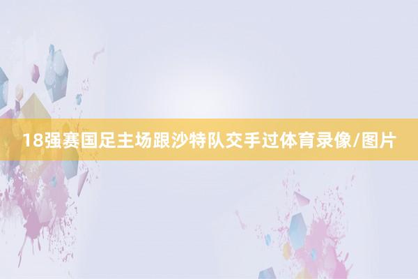 18强赛国足主场跟沙特队交手过体育录像/图片