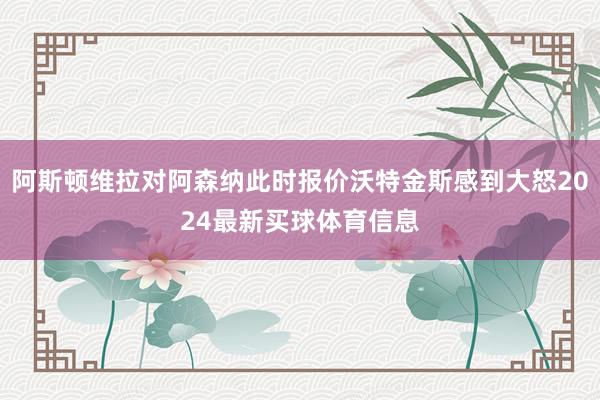 阿斯顿维拉对阿森纳此时报价沃特金斯感到大怒2024最新买球体育信息