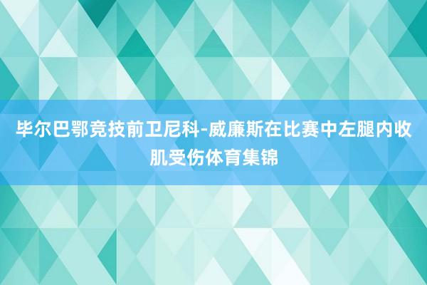 毕尔巴鄂竞技前卫尼科-威廉斯在比赛中左腿内收肌受伤体育集锦