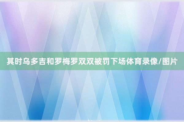 其时乌多吉和罗梅罗双双被罚下场体育录像/图片