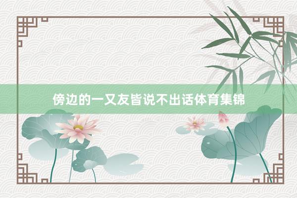 傍边的一又友皆说不出话体育集锦