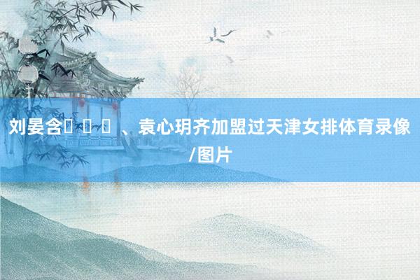 刘晏含‌‌‌、袁心玥齐加盟过天津女排体育录像/图片