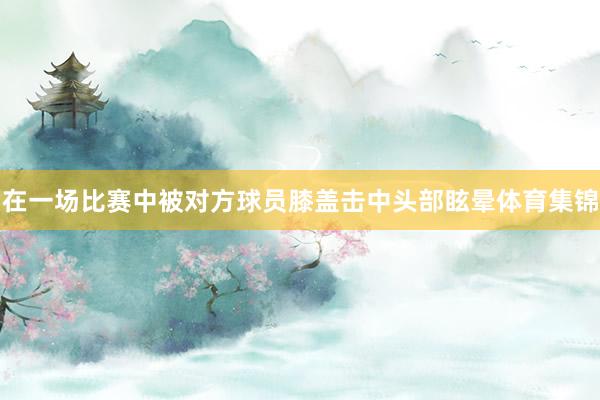 在一场比赛中被对方球员膝盖击中头部眩晕体育集锦