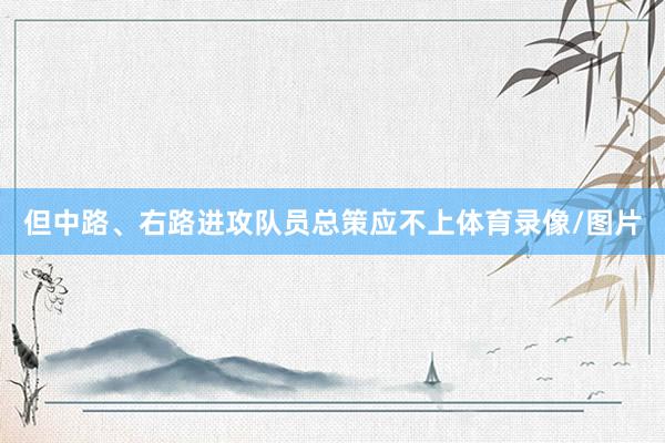 但中路、右路进攻队员总策应不上体育录像/图片