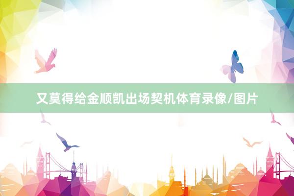 又莫得给金顺凯出场契机体育录像/图片