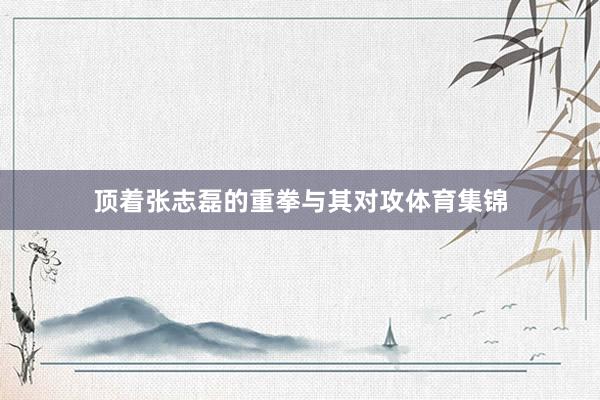 顶着张志磊的重拳与其对攻体育集锦