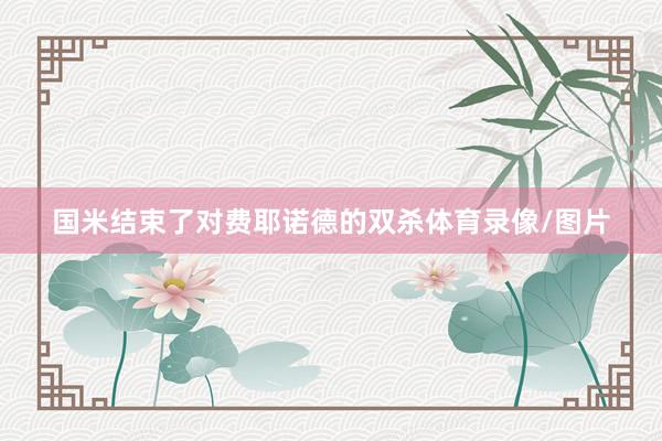国米结束了对费耶诺德的双杀体育录像/图片