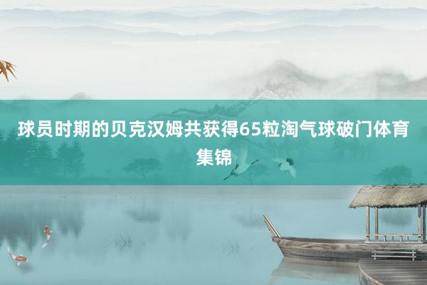 球员时期的贝克汉姆共获得65粒淘气球破门体育集锦