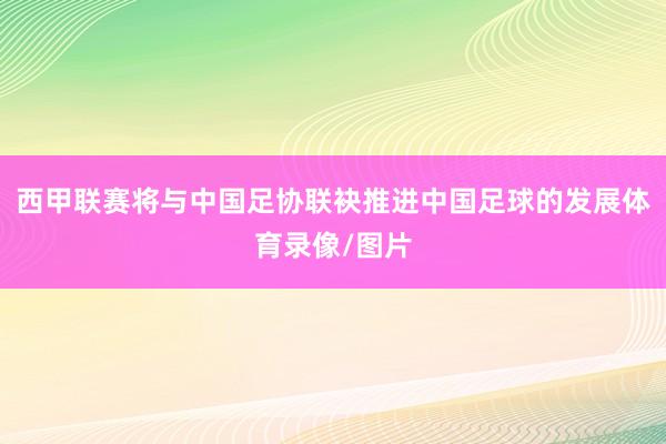 西甲联赛将与中国足协联袂推进中国足球的发展体育录像/图片