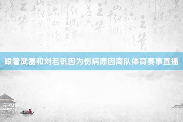 跟着武磊和刘若钒因为伤病原因离队体育赛事直播