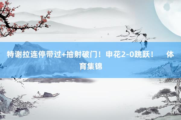 特谢拉连停带过+抽射破门!申花2-0跳跃! 体育集锦