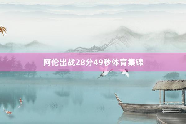 阿伦出战28分49秒体育集锦
